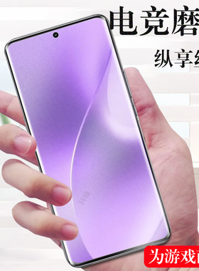 适用真我15pro权力的游戏限定版磨砂膜rmx5100保护oppo手机realme屏幕钢化水凝opporealme15p电竞pr联名por板