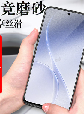 适用reno15a钢化膜cph2801磨砂保护贴opporeno15a手机opreno十五oppo屏幕玻璃op0pp0电竞贴膜无尘仓壳mon萤幕