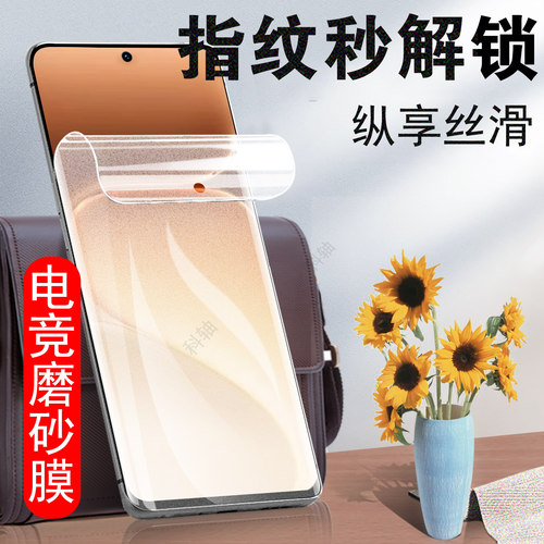 适用荣耀600/600pro磨砂秒解锁膜