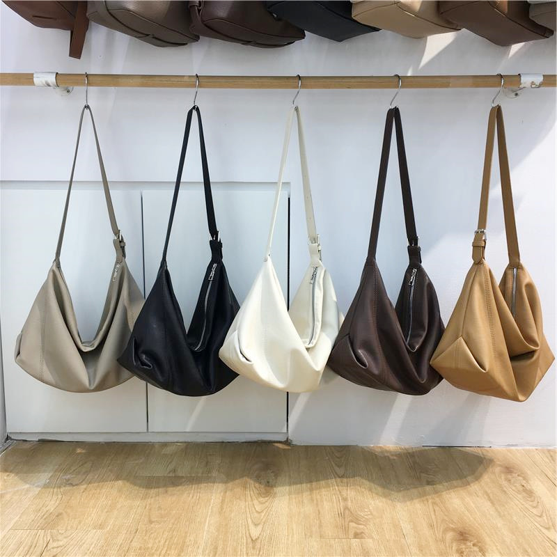 小脏柜 2026春季新款软皮质感hobo休闲大容量通勤单肩斜挎托特包,箱包皮具/热销女包/男包,通用款女包,淘宝优惠券,粉丝福利购,淘宝优惠卷