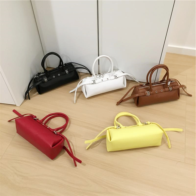 小脏柜 韩国复古赵露思同款潮流时尚法棍包手提腊肠法棍包斜挎包