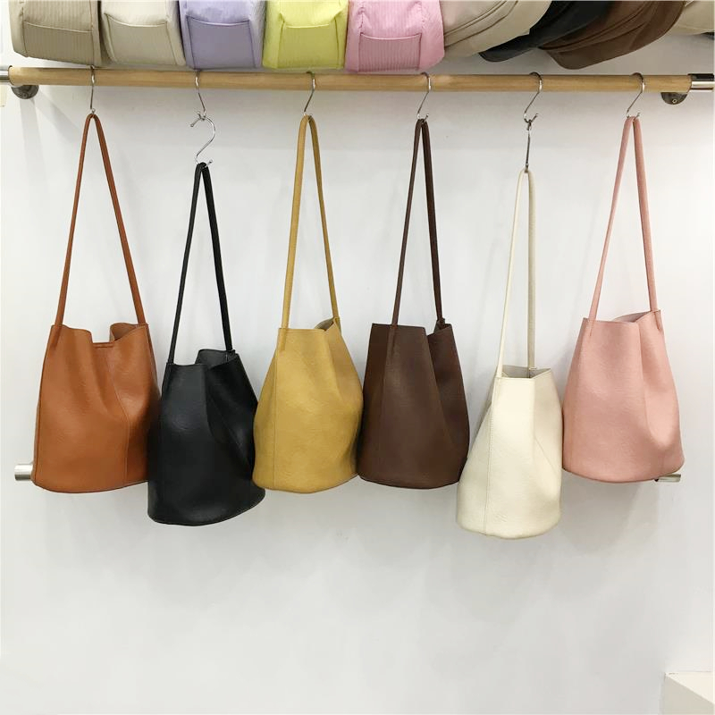 小脏柜 2025新款小众极简风复古软软包百搭通勤女单肩腋下水桶包