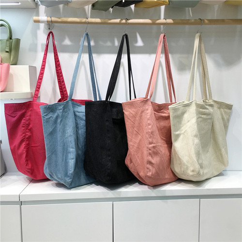 慵懒风通勤简约环保袋