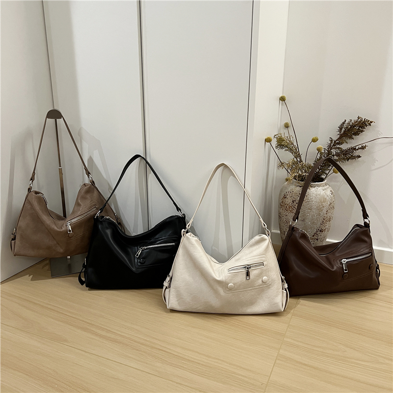 小脏柜 小众高级欧美时尚软皮质感手提腋下hobo包休闲单肩斜挎包