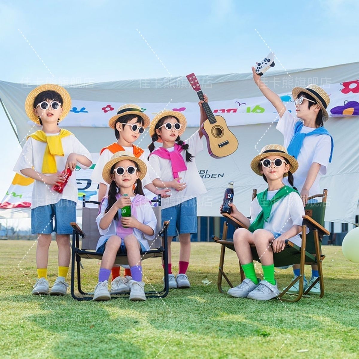六一儿童节表演服装幼儿园毕业舞蹈合唱小学生啦啦队团体演出服装