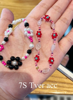 现Tver acc韩国正品小众设计感花朵串珠手链女甜美百搭手饰