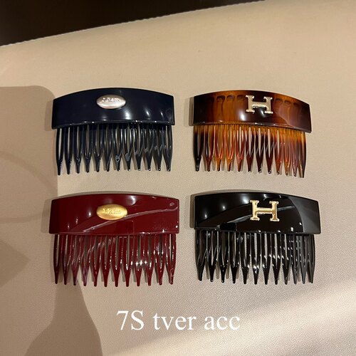 现Tveracc 韩国正品H倒插梳发夹百搭发卡发饰高级感Nyunyu