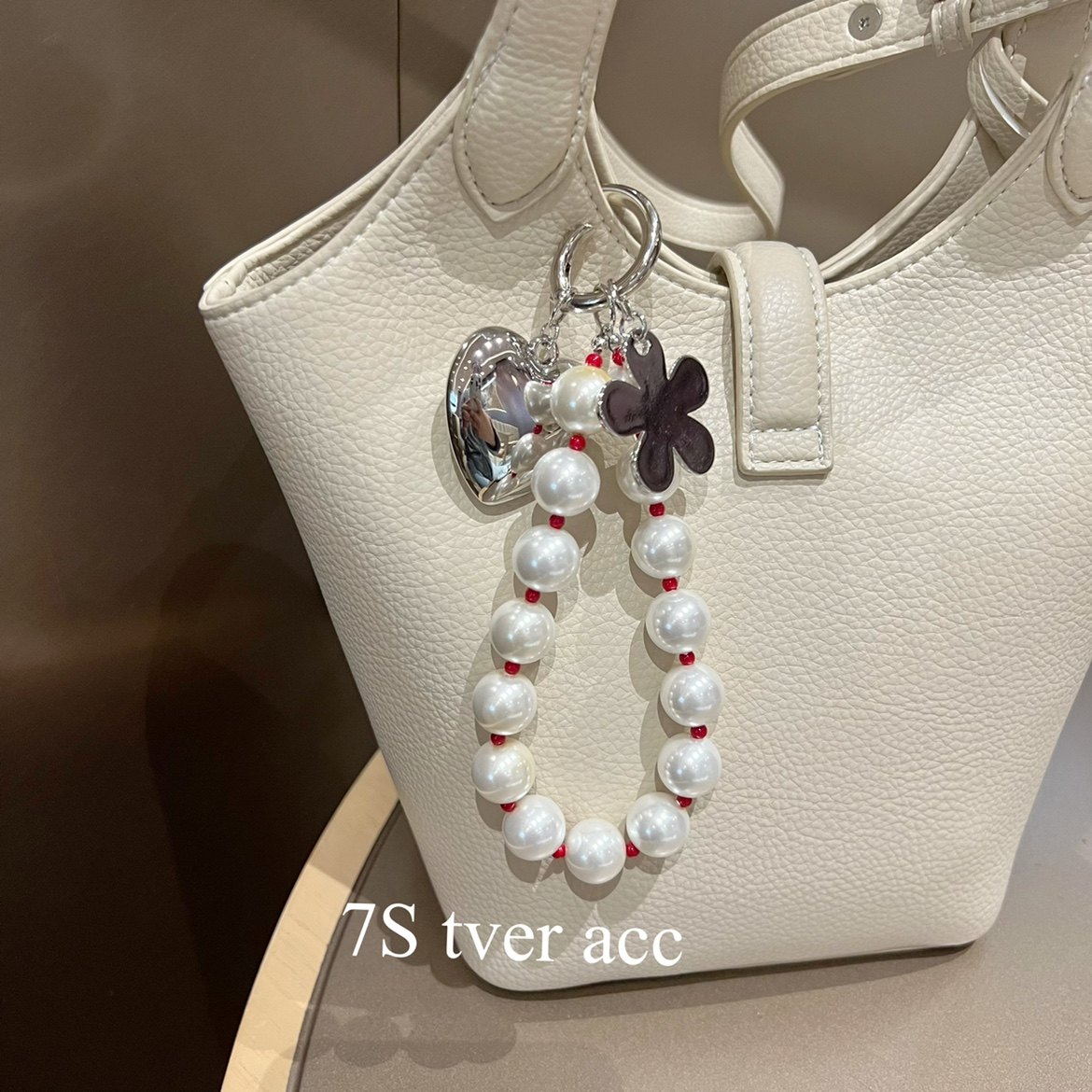 Tver acc韩国进口金属片精致水钻爱心串珠手机挂件钥匙链包挂件,服饰配件/皮带/帽子/围巾,包挂件,淘宝优惠券,粉丝福利购,淘宝优惠卷