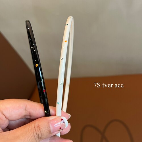 tver韩国东大门七彩星辰细版发箍 有齿头箍 轻奢低调发饰