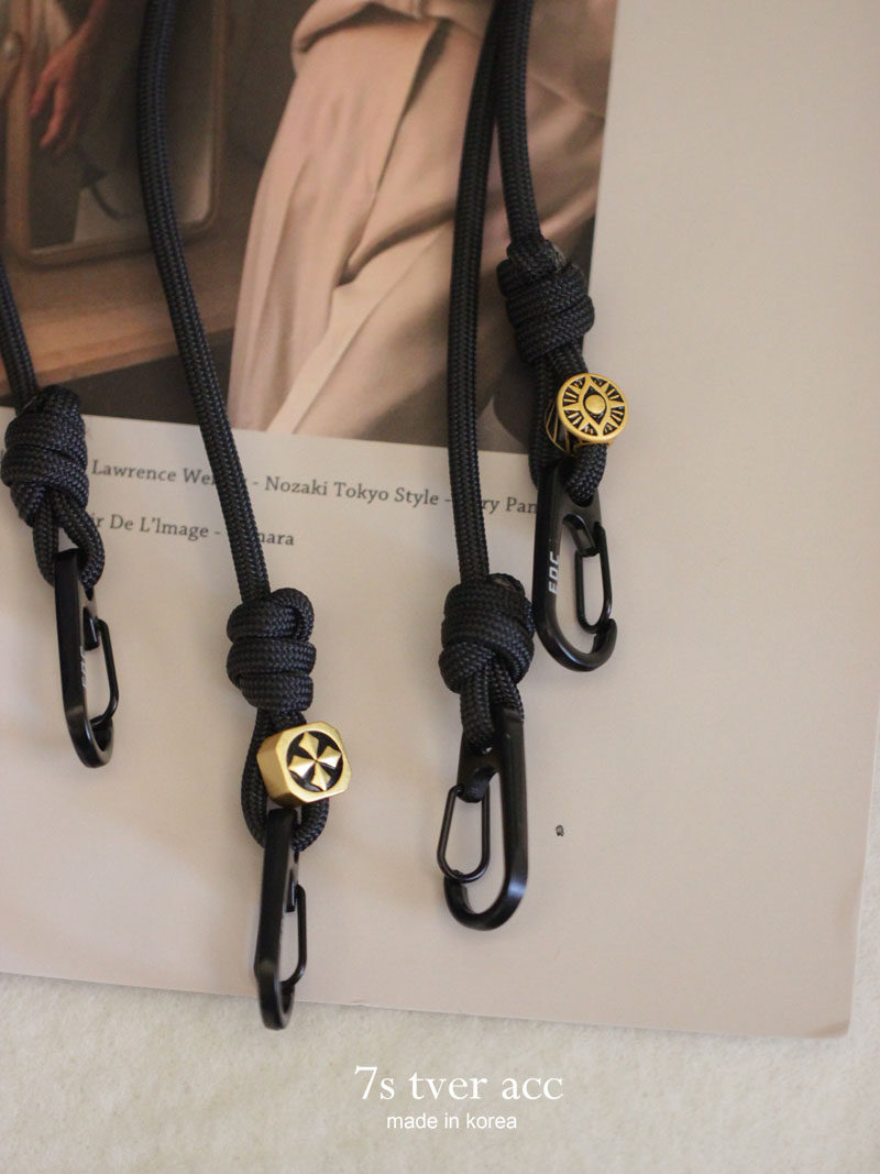 tver jewelry 男友款 中性 黑色挂脖 黑暗系 眼镜链 口罩挂饰