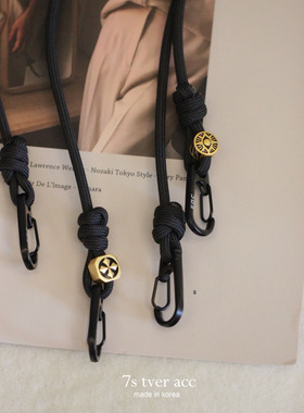 tver jewelry 男友款 中性 黑色挂脖 黑暗系 眼镜链 口罩挂饰