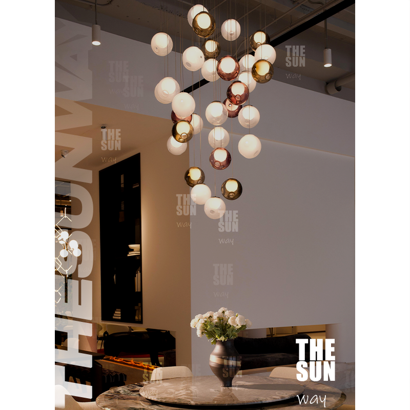 媲美正品加拿大bocci28玻璃吊灯