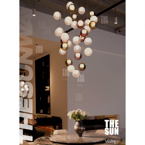 媲美正品加拿大bocci28玻璃吊灯