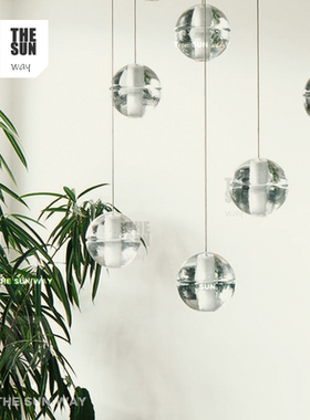 加拿大bocci14吊灯玻璃客厅餐厅别墅挑空楼梯岛台设计师款复式楼