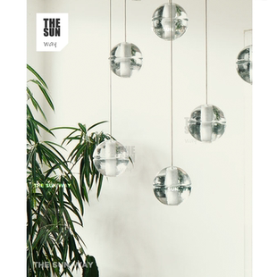 加拿大bocci14吊灯玻璃客厅餐厅别墅挑空楼梯岛台设计师款 楼 复式