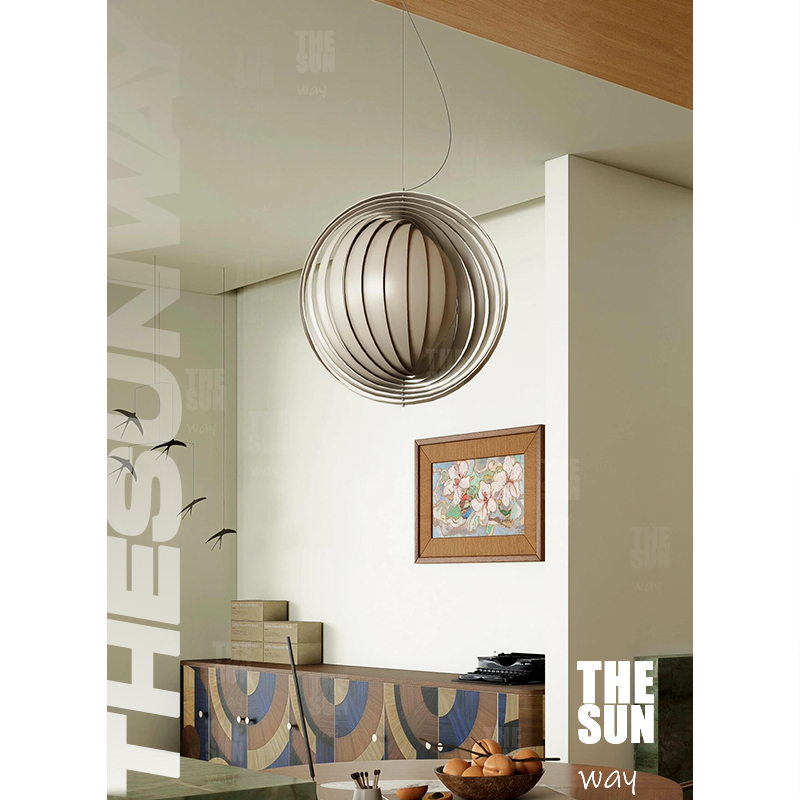 媲美正品丹麦Verpan月亮吊灯