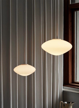 丹麦&Traditino北欧现代简约Mist 玻璃客餐厅AP15-16卧室床头吊灯