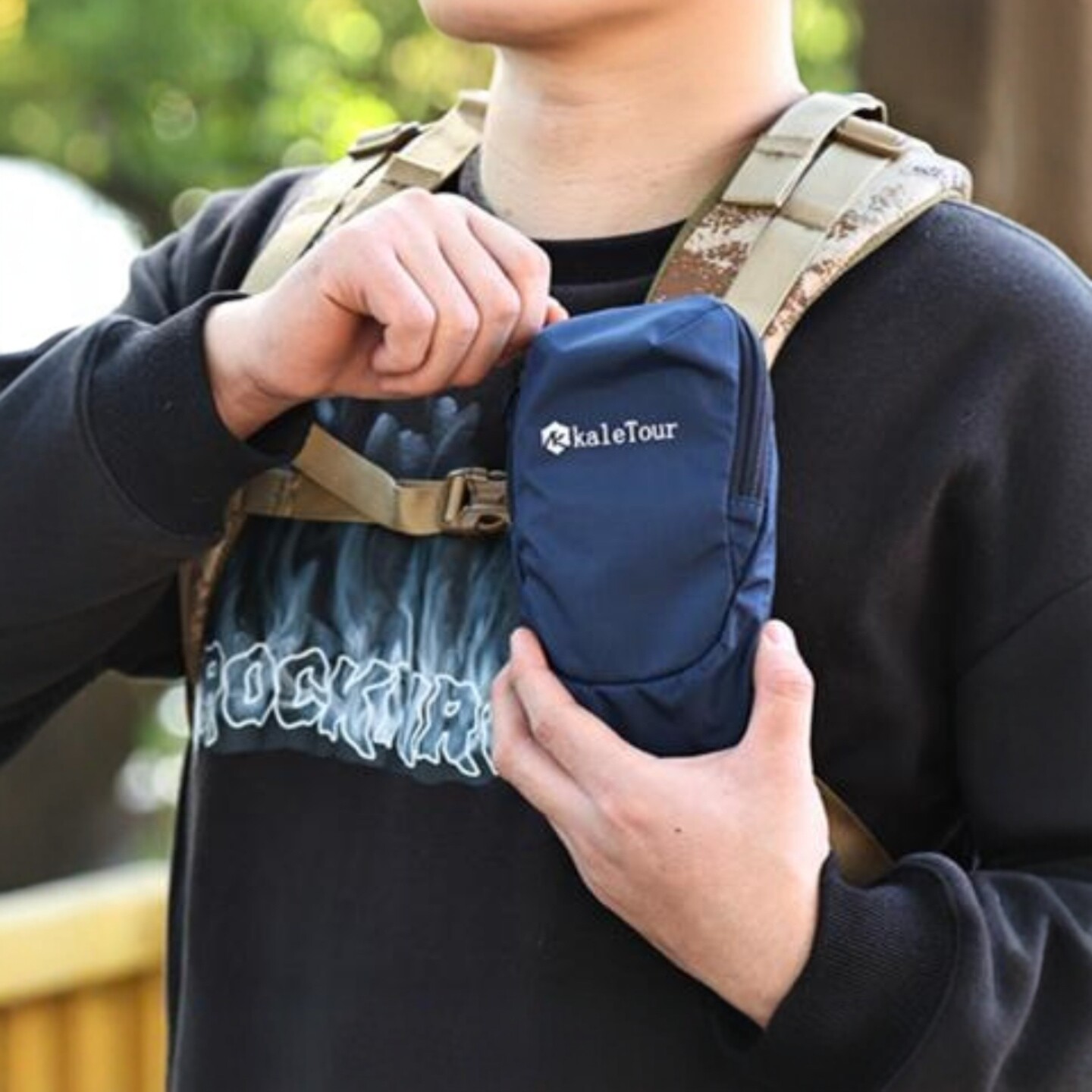 户外手机包防水便携轻便可拆卸多功能挂包可扩展骑行徒步运动腰包