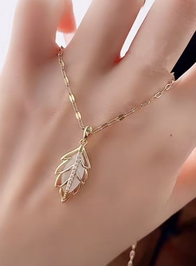 新款潮钛钢仿过敏不掉色锁骨链