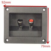 促销 背盒端子全新批零 卡包家用KTV音箱接线盒接线柱免焊接按压式