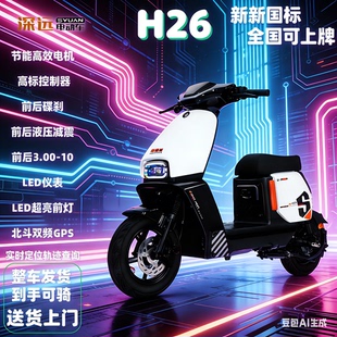 深远H26新国标极核EZ2i同款电动车超长续航锂电外卖骑手家用代步