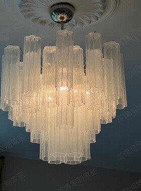 意式中古风穆拉诺玻璃吊灯客厅复古轻奢餐厅卧室创意个性艺术灯具