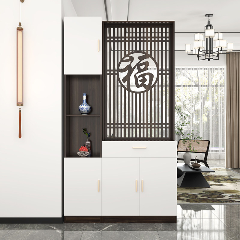 实木屏风隔断客厅简约现代置物架入户进门正对大门玄关柜鞋柜一体,住宅家具,门厅/玄关柜/玄关架,淘宝优惠券,粉丝福利购,淘宝优惠卷