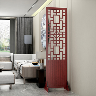 屏风隔断客厅折叠移动新中式实木中国风入户进门复古玄关分割神器