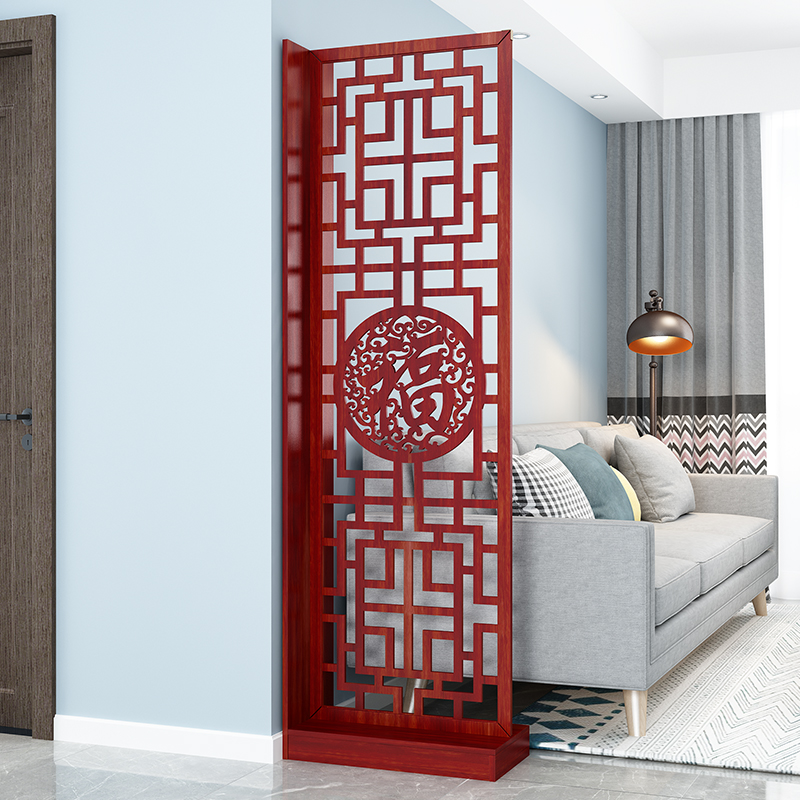 中式屏风隔断客厅简约现代装饰墙小户型进门口入户家用遮挡新玄关