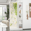 高颜值实木艺术玻璃屏风隔断置物架客厅正对大门玄关柜新中式 遮挡