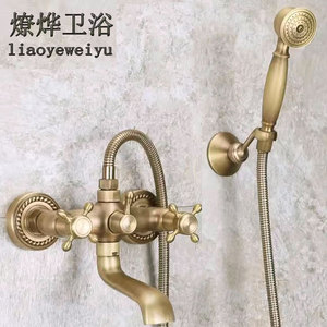 直销入墙水龙头燎烨全铜仿古浴缸