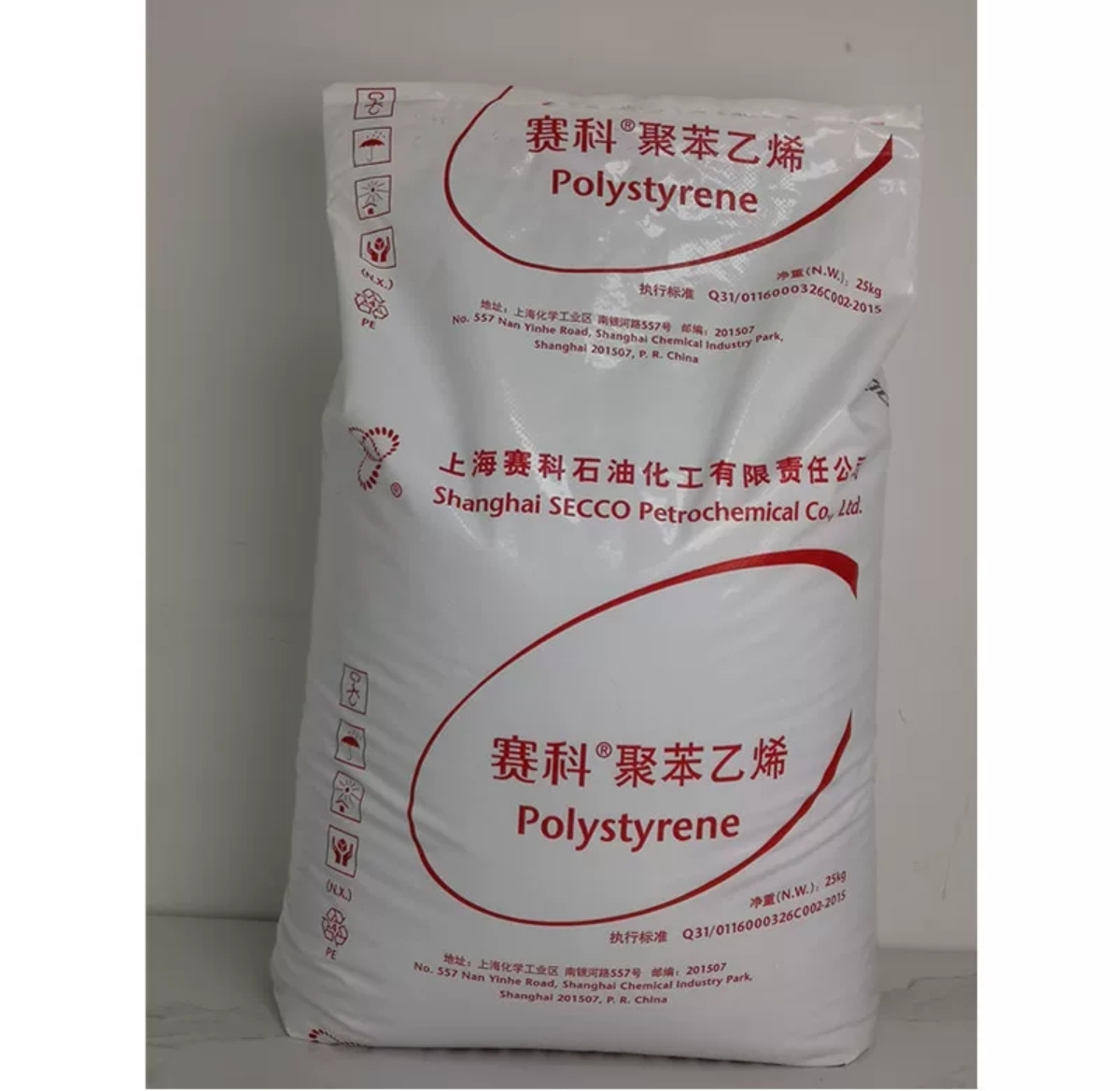 供应上海赛科透苯GPPS 123P 透明注塑级塑料颗粒