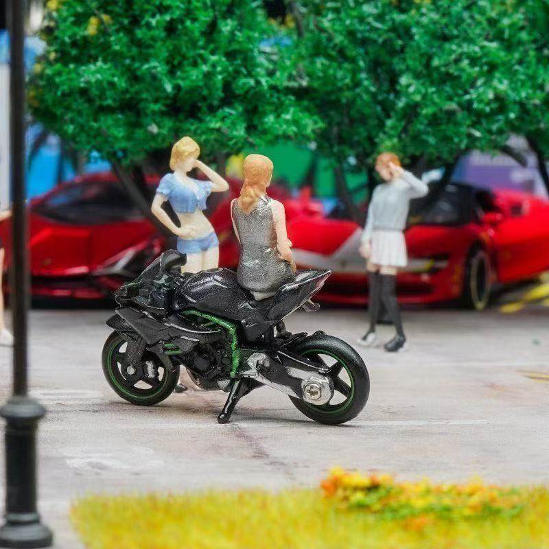 1:64川崎H2R合金小比例摩合金车/玩具仿真车/