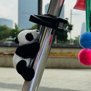 熊猫上树 小布自行车可爱磁吸公仔个性酷娃娃 想吸哪里吸哪里单车