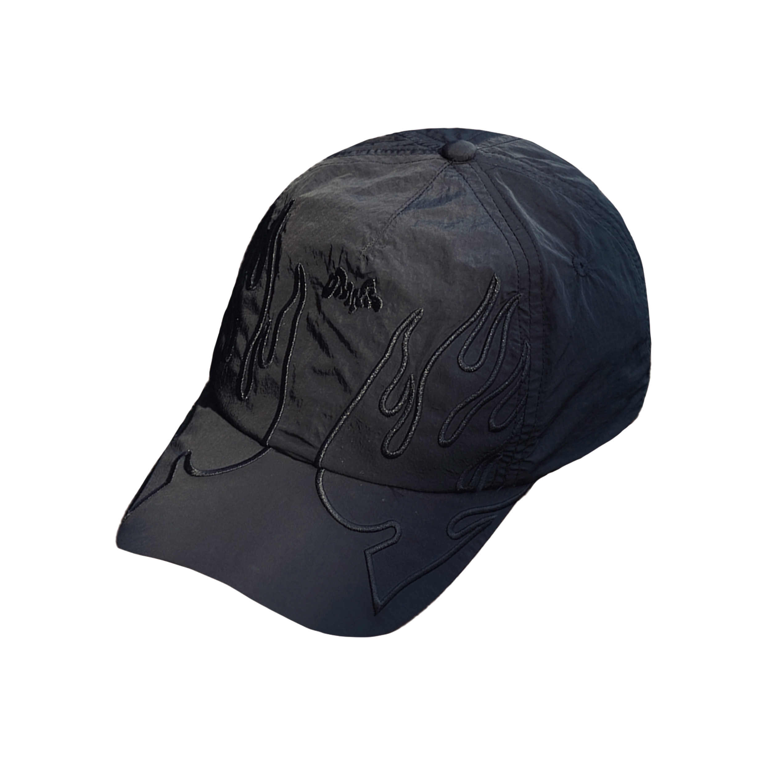 DMMS 2023 A/W 立体绣花 火焰文字 Logo 户外 速干 弯檐帽 棒球帽