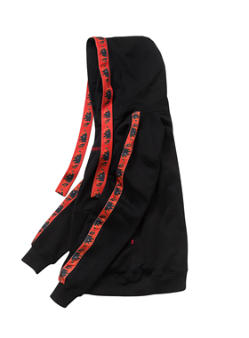 YEE QUADRANT|“火眼金睛”国潮高街 Oversize 串标飘带刺绣卫衣