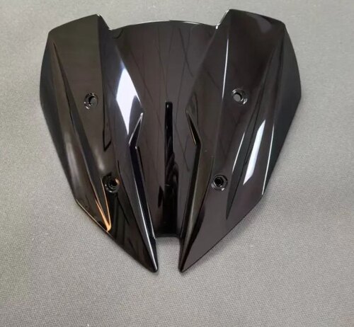 适用于川崎 Z250 Z300 忍者250 13-17年 小挡风黑风挡镜大灯罩