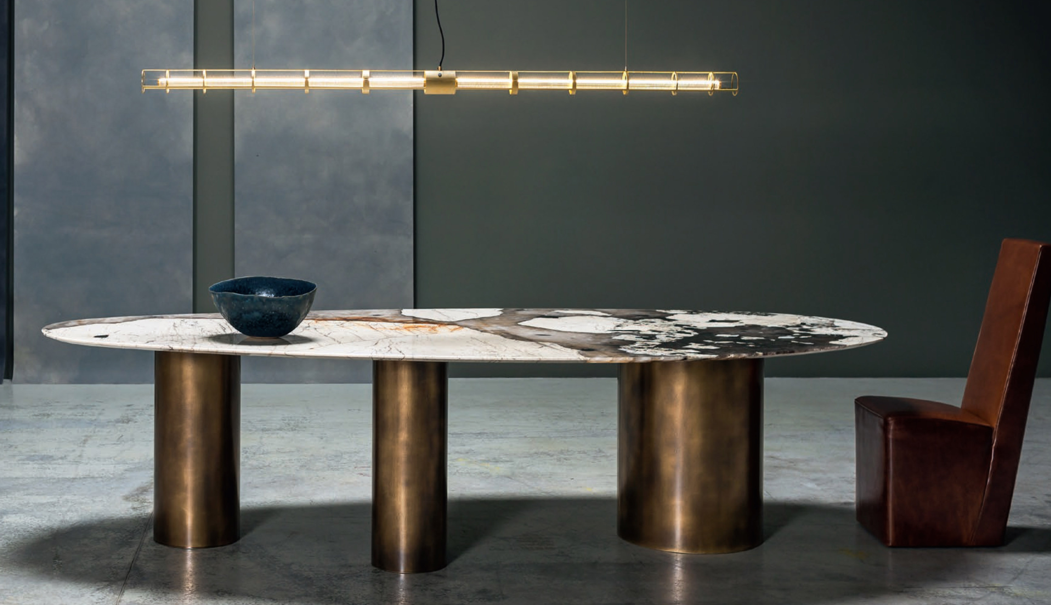 意大利玉石电视柜餐桌高端定制