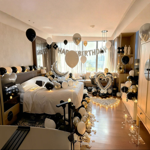 生日气球装饰套装场景