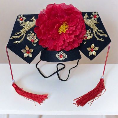发箍款成人儿童头饰皇后娘娘旗头甄嬛传头饰还珠格格帽容嬷嬷头饰