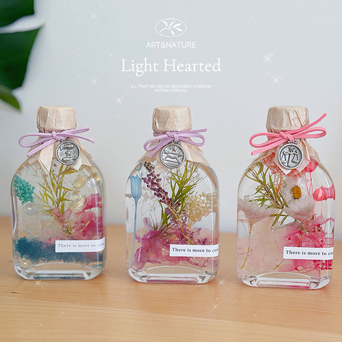 十二星座幸运色永生花瓶礼物