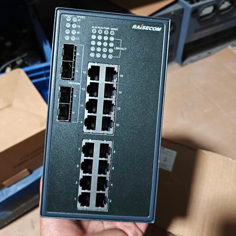 议价瑞斯康达RAISECOM工业以太网交换机，全新库存，功能正常维修
