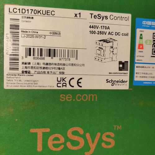 议价施耐德LC1D170KUEC接触器，TeSys Contro维修