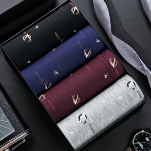 男士内裤纯棉十大品牌李佳琦推荐棉质面料100吸汗透气特价男式四