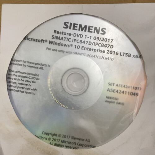 议价西门子SIMATIC IPC647D/IPC847D原厂恢复维修