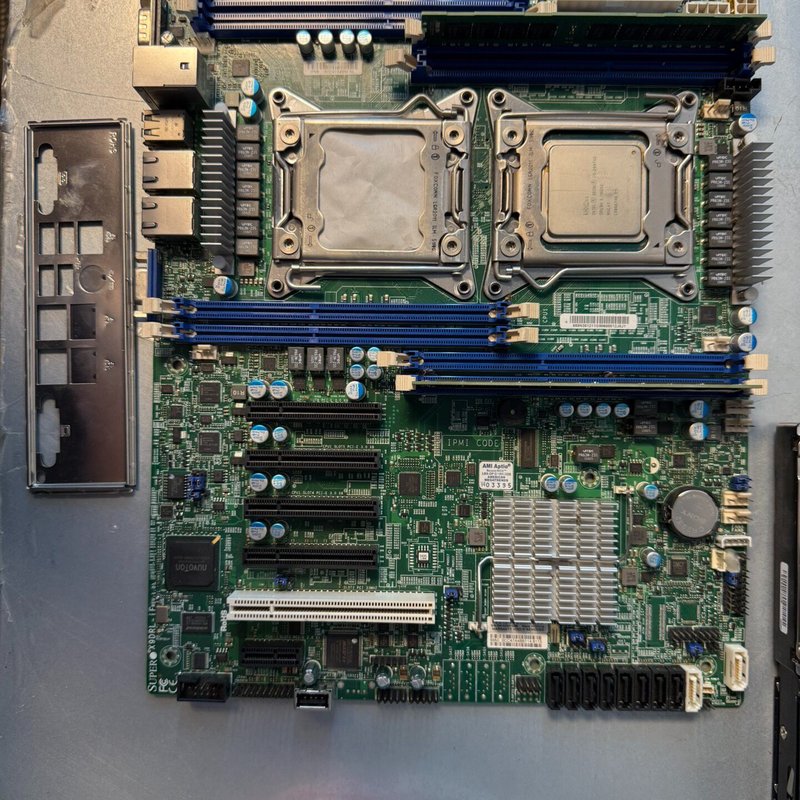超SUPER X9DRL-iF服务器主板,拆机件,带一块E
