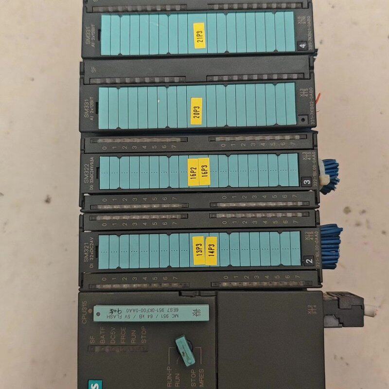 议价西门子S7-300 PLC模块一套,原装拆机,带底座导轨,C维修