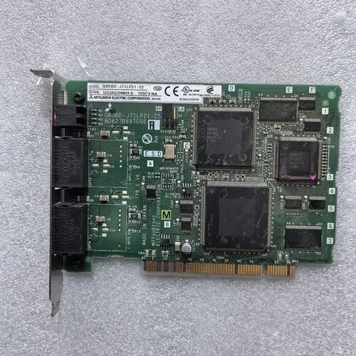 议价，原装拆机三菱 Q80BD-J71LP21-25 光纤环形卡，维修