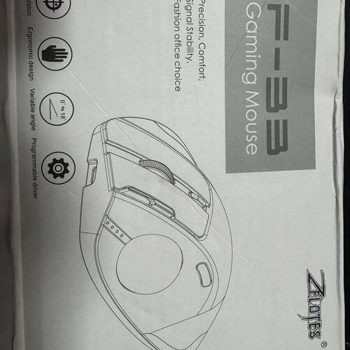 议价ZELOTES F-33无线轨迹球，2.4G无线+蓝牙双维修