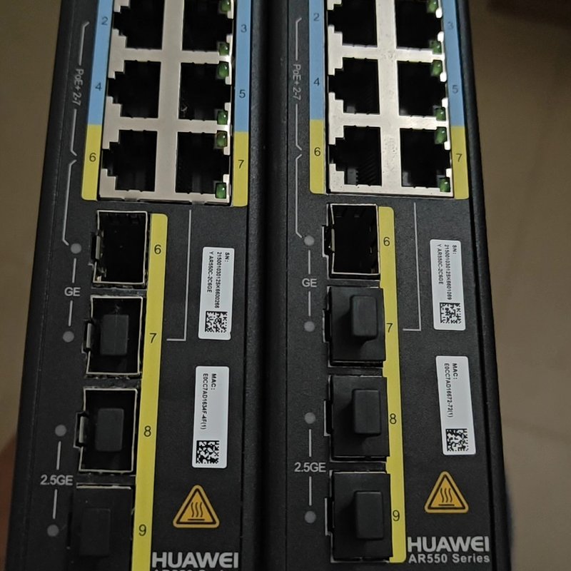 议价华为工业路由交换一体机AR550C-2C6GE 不会测试不包维修